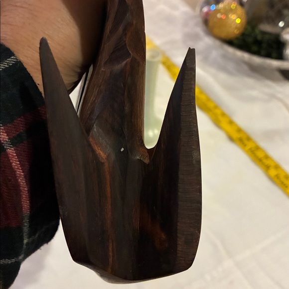 Wooden Angel Fish Decor BIG Statement for Book Shelf or Stand Alone Accent Decor - Picture 12 of 13